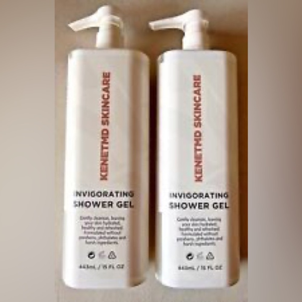🛑SOLD OUT🛑KenetMD Skincare Invigorating Shower Gel 15oz Each Hyatt Exclusive